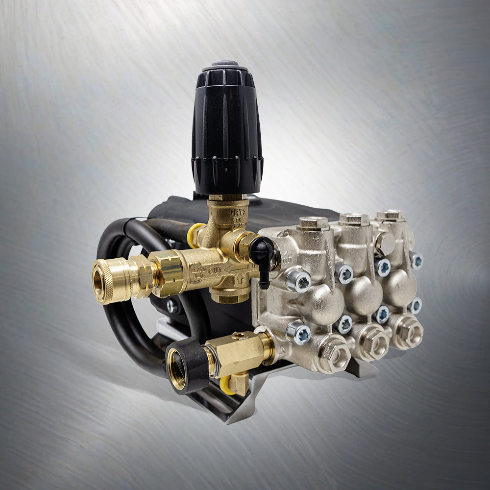 Centurion P8 Belt Drive Triplex 4000 PSI 4.0 GPM Pressure Washer Bare Pump – 85.120.106B