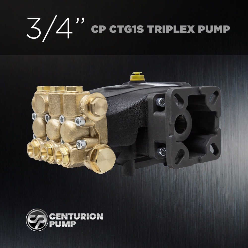 Centurion P3+ Belt Drive Triplex 3100 PSI 3.1 GPM Pressure Washer Bare Pump – 85.120.105B