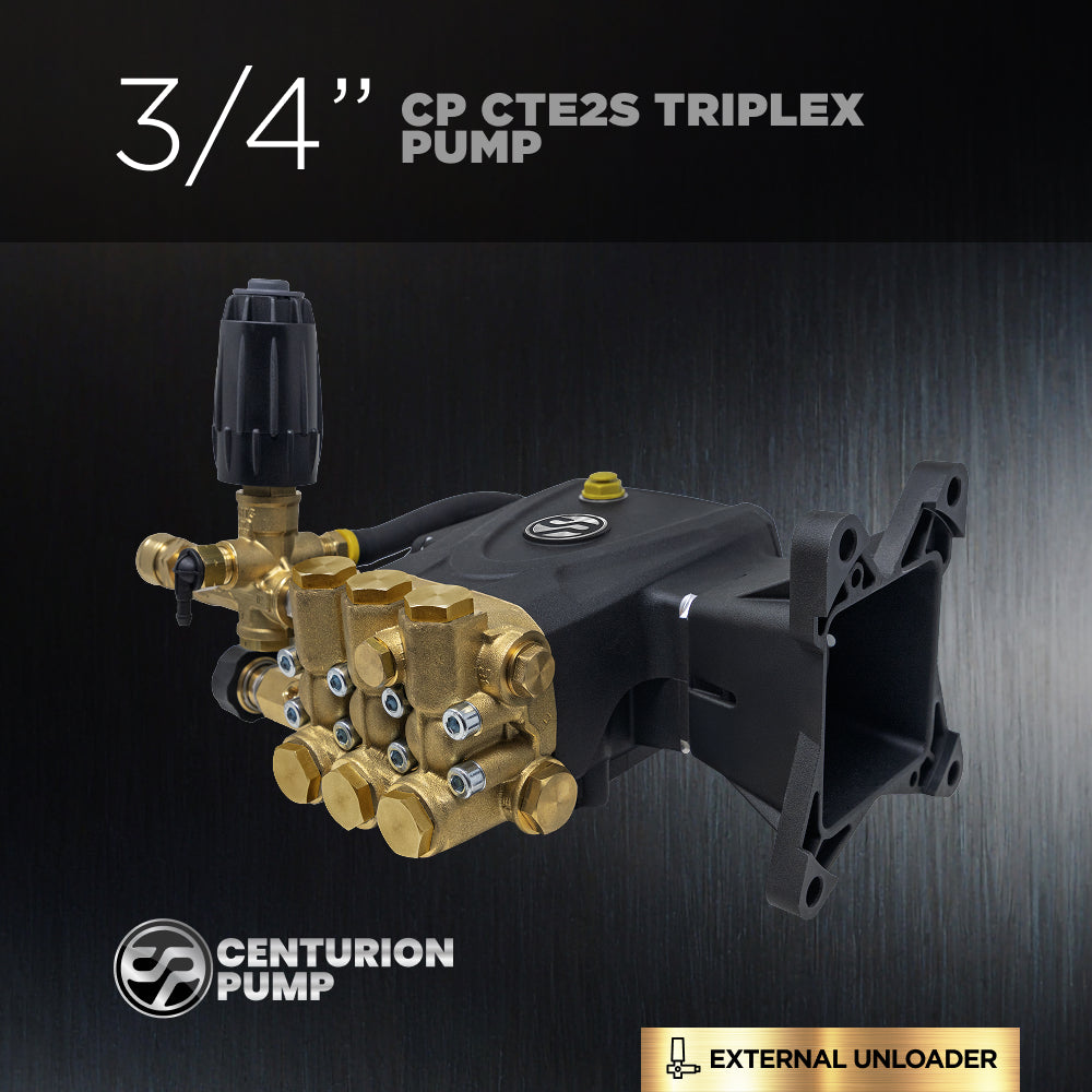 Centurion P4+ Direct Drive Triplex 3500 PSI 4.6 GPM Pressure Washer Bare Pump – 85.120.133B