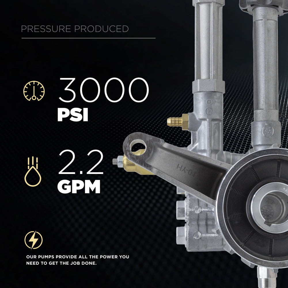 Centurion P1 Direct Drive Axial 3000 PSI 2.2GPM Pressure Washer Pump - 85.129.116SXB