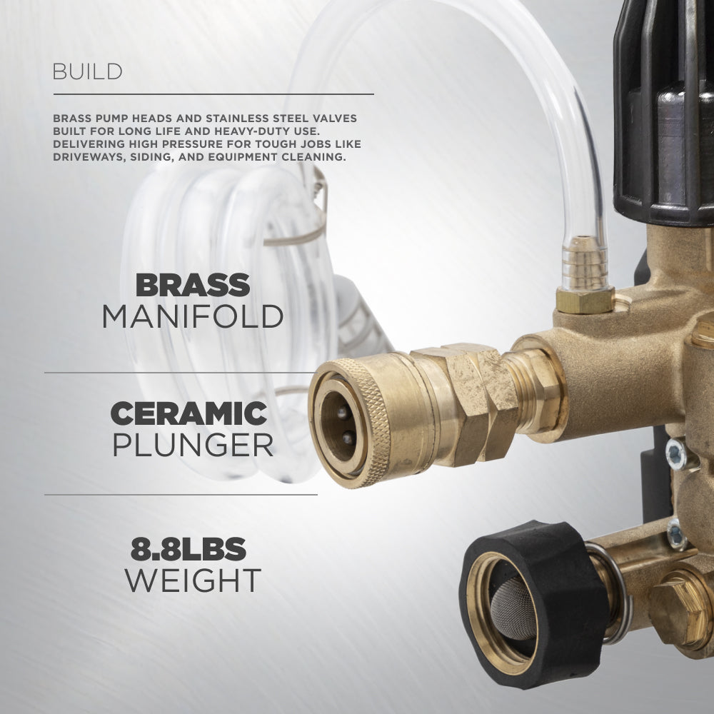 Centurion P5 Direct Drive Triplex 2500 PSI 2.5GPM Pressure Washer Pump - 85.129.183B